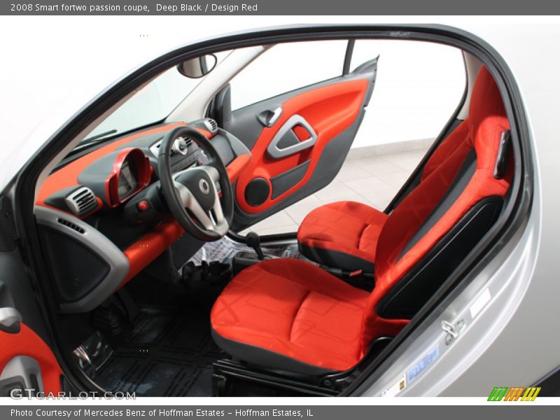 Deep Black / Design Red 2008 Smart fortwo passion coupe