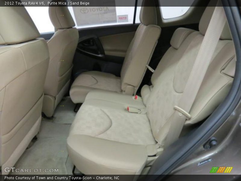 Rear Seat of 2012 RAV4 V6