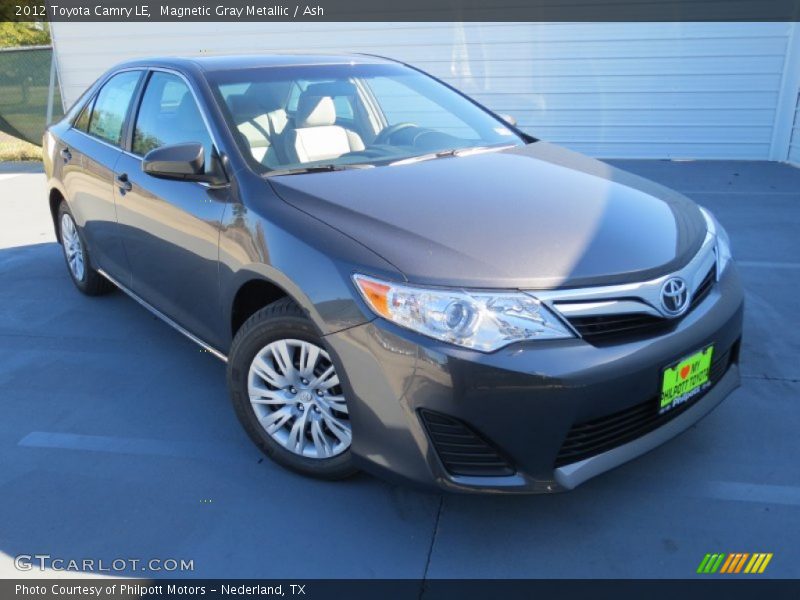 Magnetic Gray Metallic / Ash 2012 Toyota Camry LE
