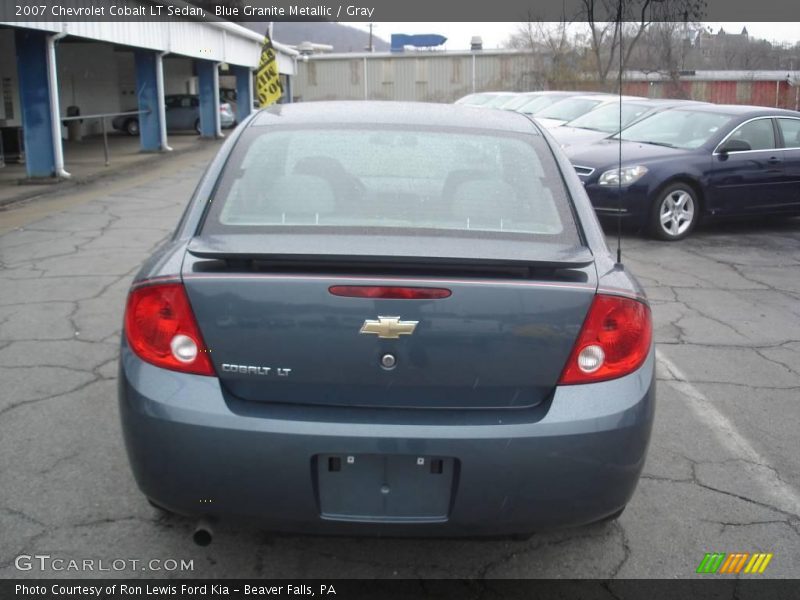 Blue Granite Metallic / Gray 2007 Chevrolet Cobalt LT Sedan