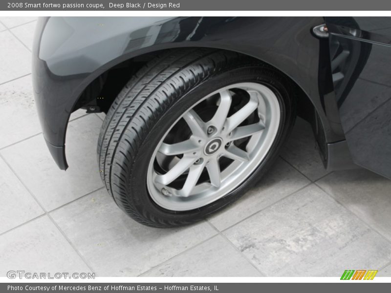 Deep Black / Design Red 2008 Smart fortwo passion coupe