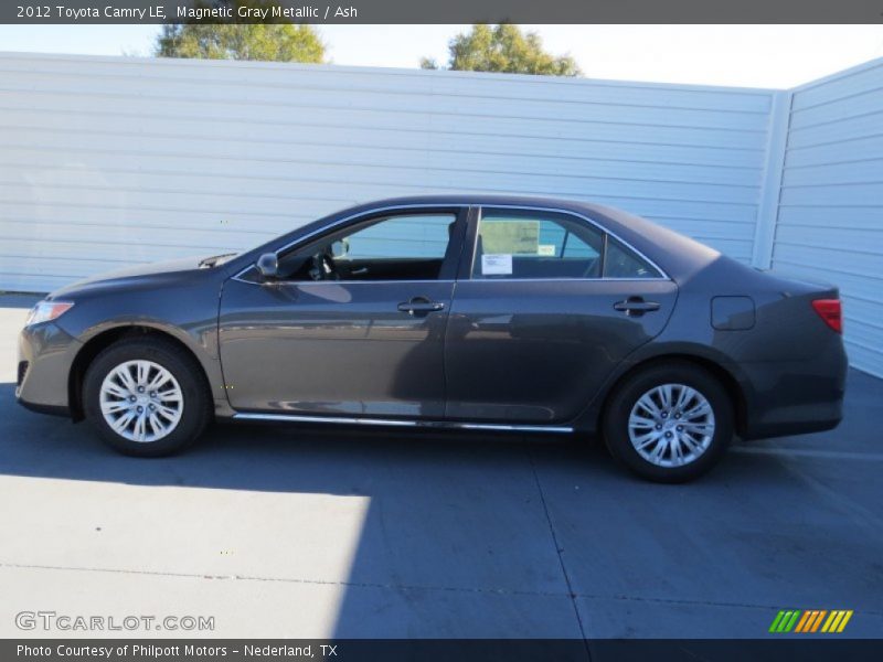 Magnetic Gray Metallic / Ash 2012 Toyota Camry LE