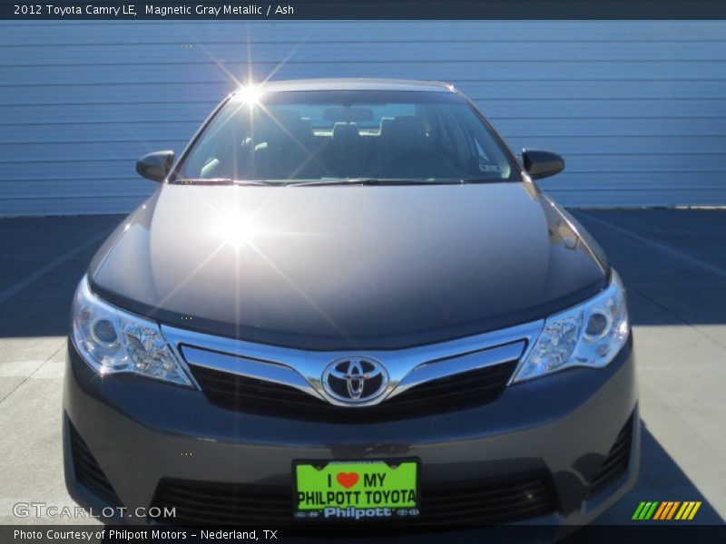 Magnetic Gray Metallic / Ash 2012 Toyota Camry LE