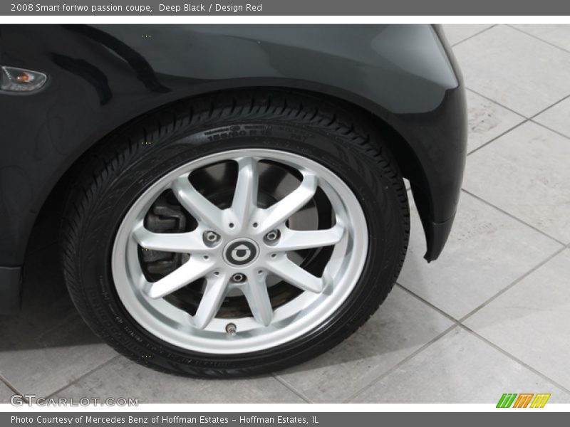 Deep Black / Design Red 2008 Smart fortwo passion coupe
