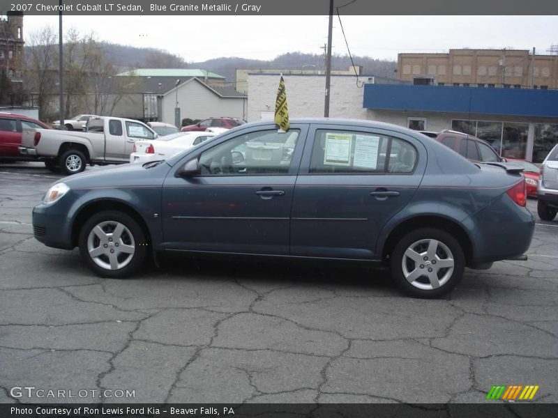 Blue Granite Metallic / Gray 2007 Chevrolet Cobalt LT Sedan
