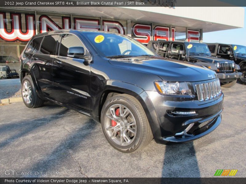 Brilliant Black Crystal Pearl / SRT Black 2012 Jeep Grand Cherokee SRT8 4x4