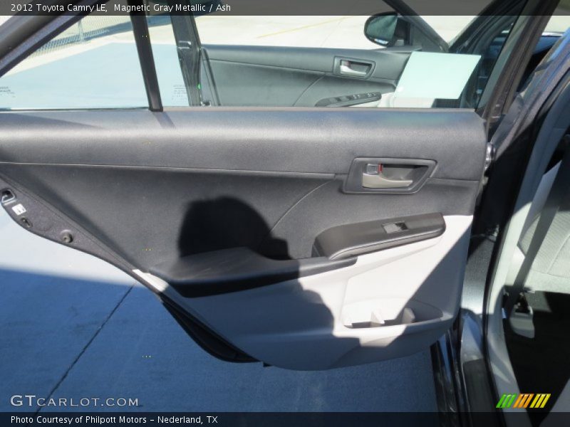 Magnetic Gray Metallic / Ash 2012 Toyota Camry LE