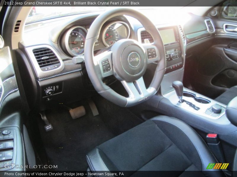 Brilliant Black Crystal Pearl / SRT Black 2012 Jeep Grand Cherokee SRT8 4x4
