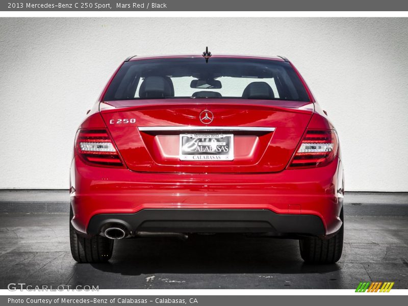 Mars Red / Black 2013 Mercedes-Benz C 250 Sport