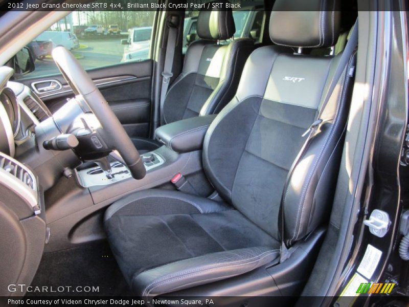 Front Seat of 2012 Grand Cherokee SRT8 4x4