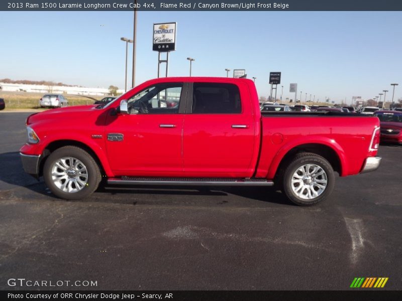  2013 1500 Laramie Longhorn Crew Cab 4x4 Flame Red
