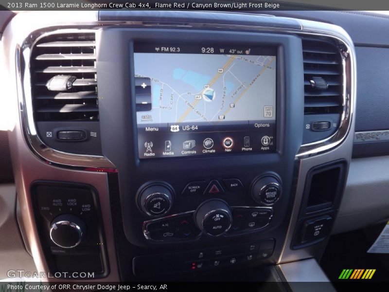 Navigation of 2013 1500 Laramie Longhorn Crew Cab 4x4