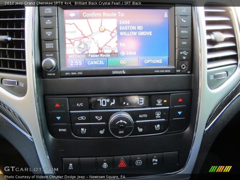 Navigation of 2012 Grand Cherokee SRT8 4x4