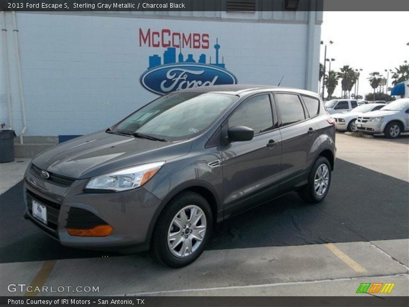 Sterling Gray Metallic / Charcoal Black 2013 Ford Escape S