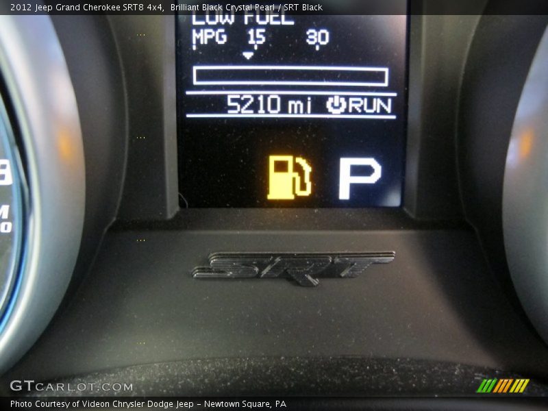 Brilliant Black Crystal Pearl / SRT Black 2012 Jeep Grand Cherokee SRT8 4x4