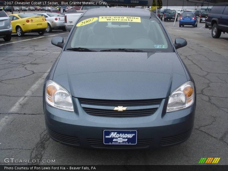 Blue Granite Metallic / Gray 2007 Chevrolet Cobalt LT Sedan