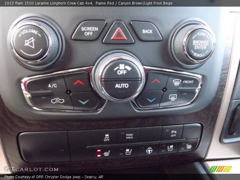 Controls of 2013 1500 Laramie Longhorn Crew Cab 4x4