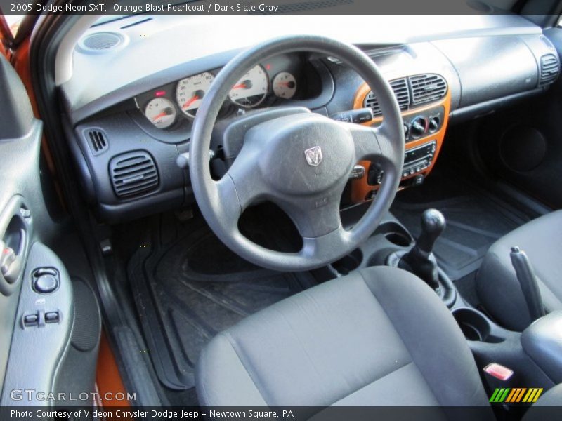 Dark Slate Gray Interior - 2005 Neon SXT 