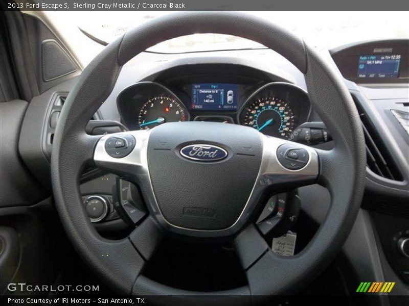 Sterling Gray Metallic / Charcoal Black 2013 Ford Escape S