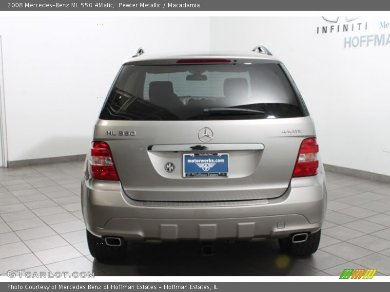 Pewter Metallic / Macadamia 2008 Mercedes-Benz ML 550 4Matic