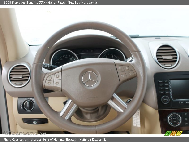 Pewter Metallic / Macadamia 2008 Mercedes-Benz ML 550 4Matic