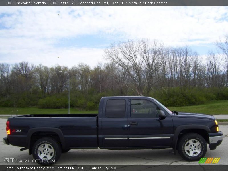 Dark Blue Metallic / Dark Charcoal 2007 Chevrolet Silverado 1500 Classic Z71 Extended Cab 4x4