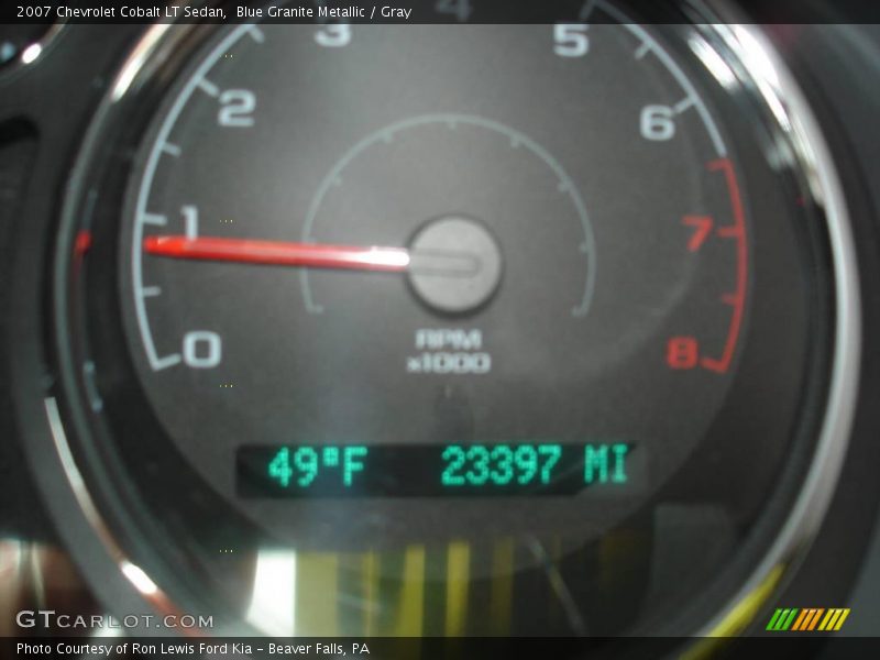 Blue Granite Metallic / Gray 2007 Chevrolet Cobalt LT Sedan