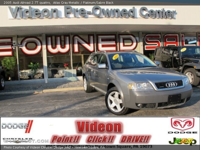 Atlas Gray Metallic / Platinum/Sabre Black 2005 Audi Allroad 2.7T quattro