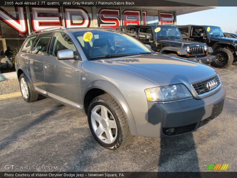 Atlas Gray Metallic / Platinum/Sabre Black 2005 Audi Allroad 2.7T quattro