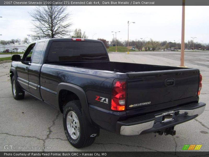 Dark Blue Metallic / Dark Charcoal 2007 Chevrolet Silverado 1500 Classic Z71 Extended Cab 4x4