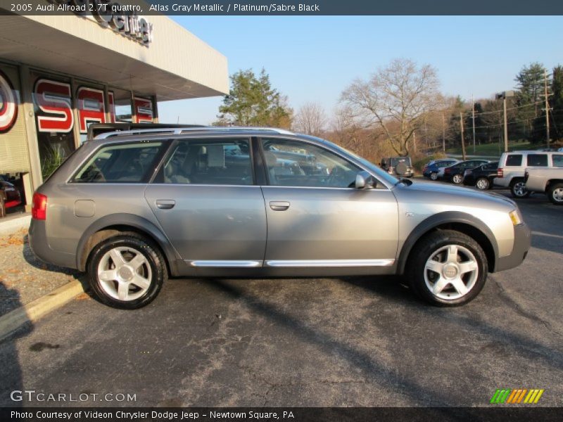 Atlas Gray Metallic / Platinum/Sabre Black 2005 Audi Allroad 2.7T quattro