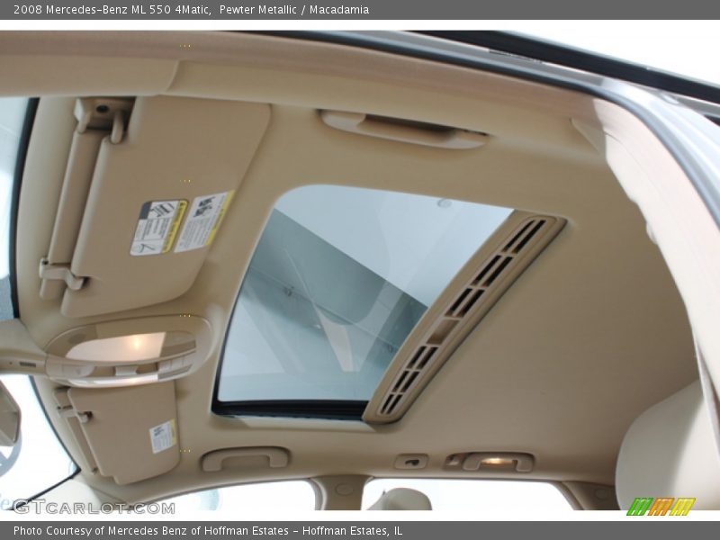 Pewter Metallic / Macadamia 2008 Mercedes-Benz ML 550 4Matic
