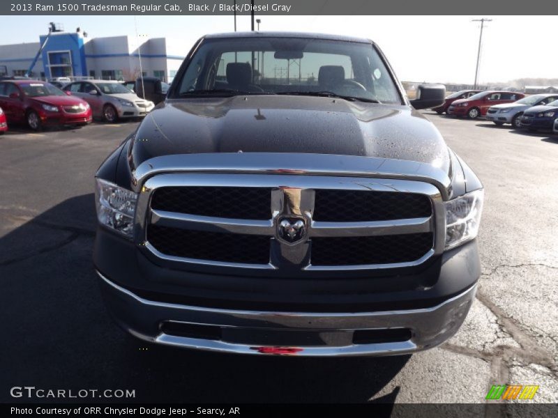 Black / Black/Diesel Gray 2013 Ram 1500 Tradesman Regular Cab