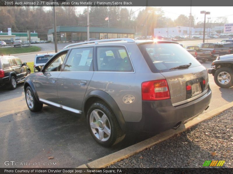 Atlas Gray Metallic / Platinum/Sabre Black 2005 Audi Allroad 2.7T quattro