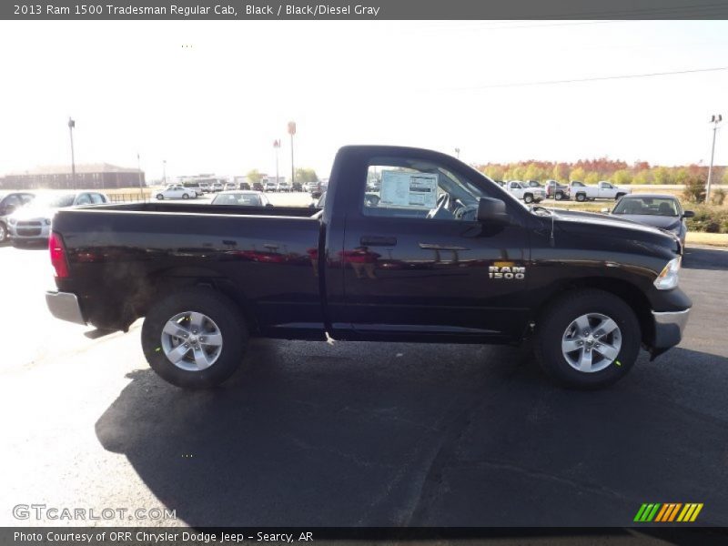 Black / Black/Diesel Gray 2013 Ram 1500 Tradesman Regular Cab
