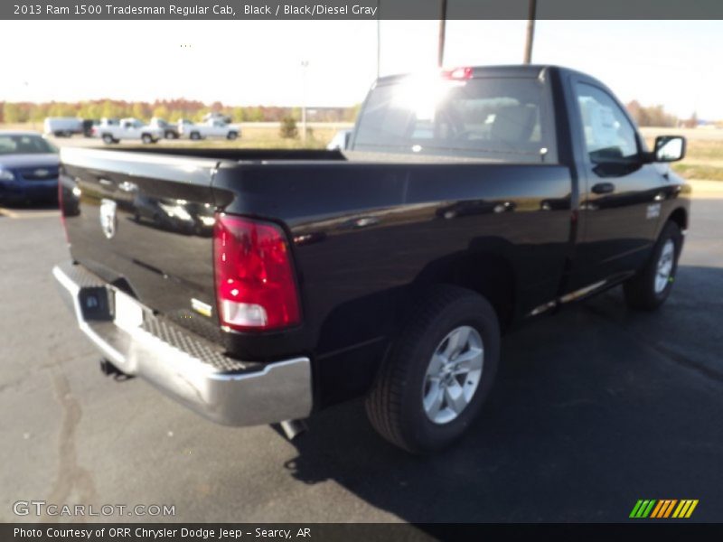 Black / Black/Diesel Gray 2013 Ram 1500 Tradesman Regular Cab