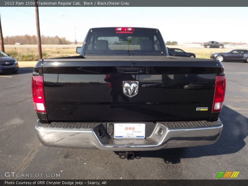 Black / Black/Diesel Gray 2013 Ram 1500 Tradesman Regular Cab