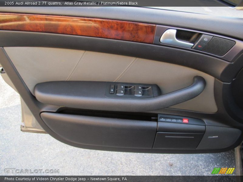 Atlas Gray Metallic / Platinum/Sabre Black 2005 Audi Allroad 2.7T quattro