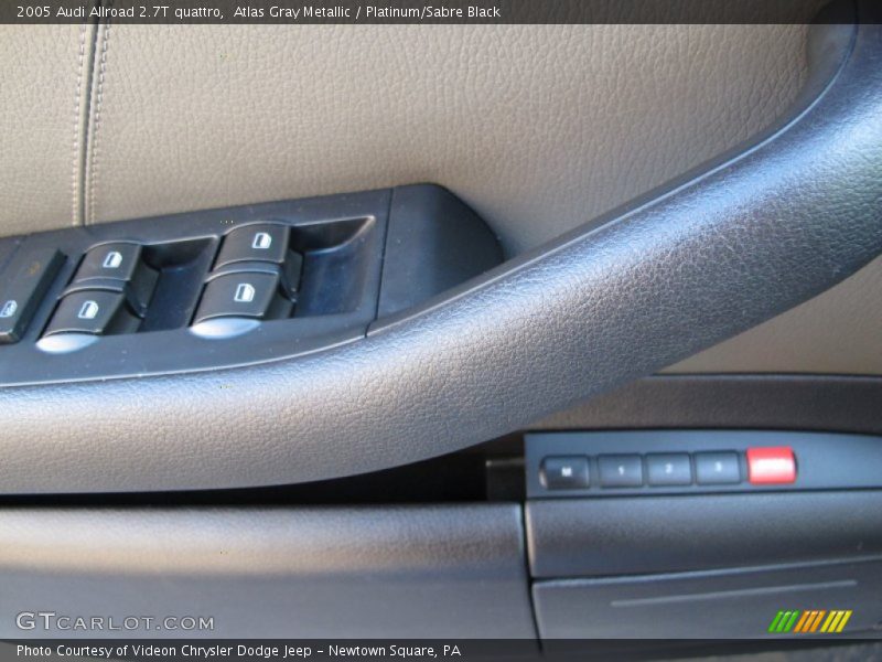 Atlas Gray Metallic / Platinum/Sabre Black 2005 Audi Allroad 2.7T quattro