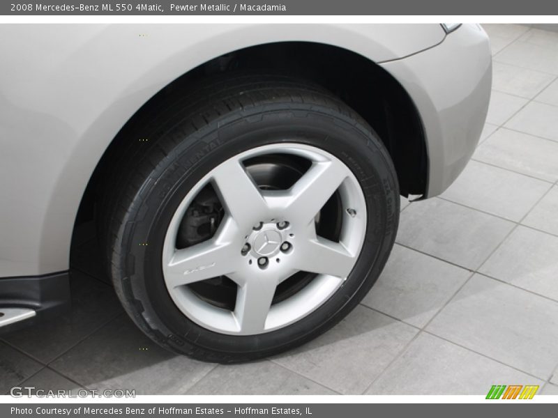 Pewter Metallic / Macadamia 2008 Mercedes-Benz ML 550 4Matic