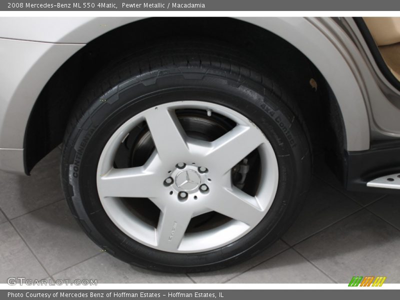 Pewter Metallic / Macadamia 2008 Mercedes-Benz ML 550 4Matic