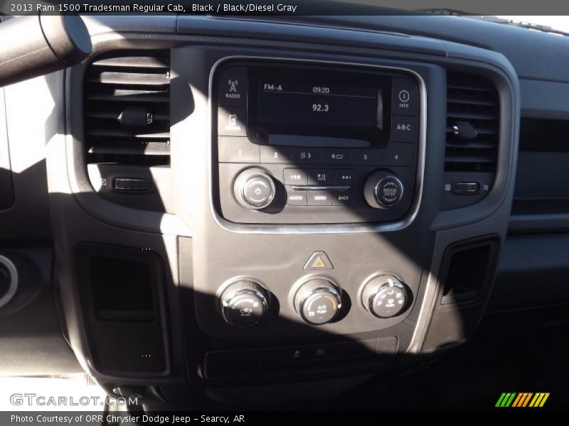 Black / Black/Diesel Gray 2013 Ram 1500 Tradesman Regular Cab