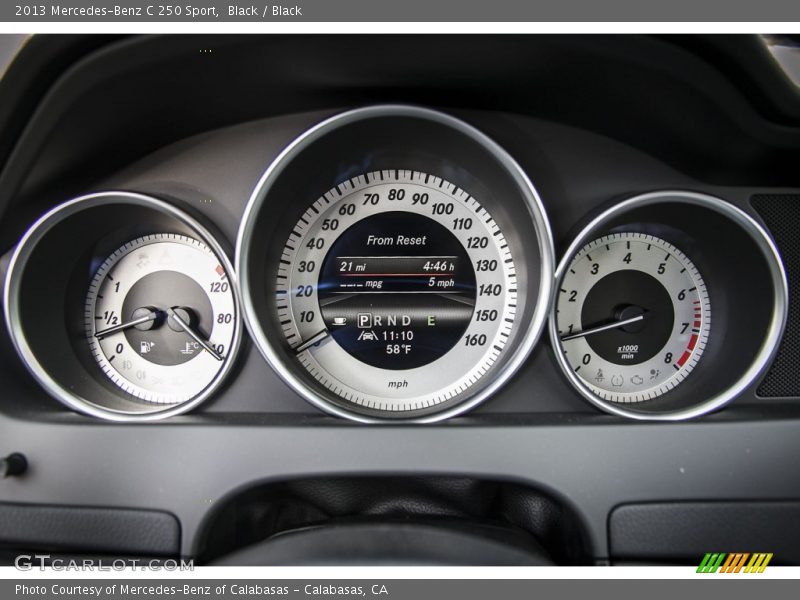  2013 C 250 Sport 250 Sport Gauges