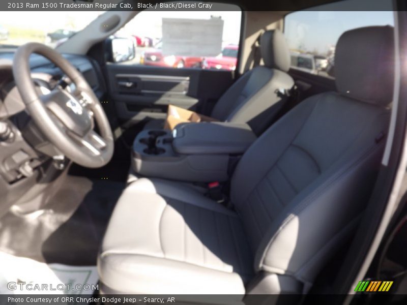 Black / Black/Diesel Gray 2013 Ram 1500 Tradesman Regular Cab