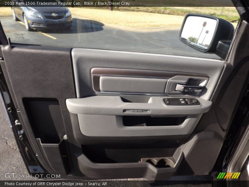 Black / Black/Diesel Gray 2013 Ram 1500 Tradesman Regular Cab