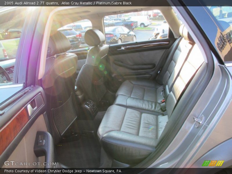 Atlas Gray Metallic / Platinum/Sabre Black 2005 Audi Allroad 2.7T quattro