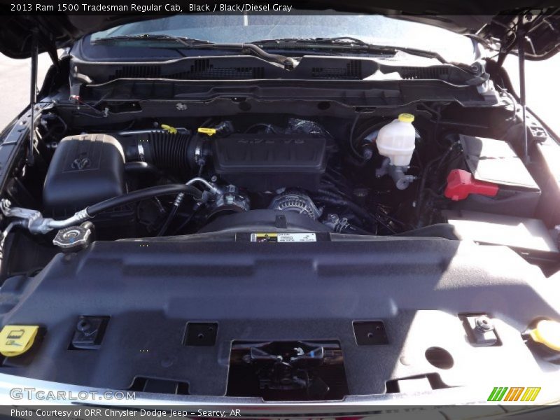 Black / Black/Diesel Gray 2013 Ram 1500 Tradesman Regular Cab