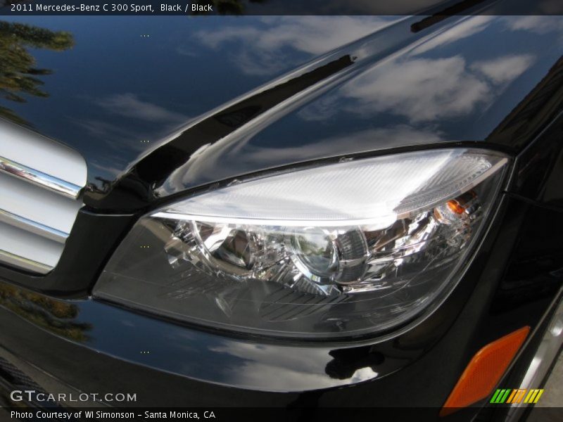 Black / Black 2011 Mercedes-Benz C 300 Sport