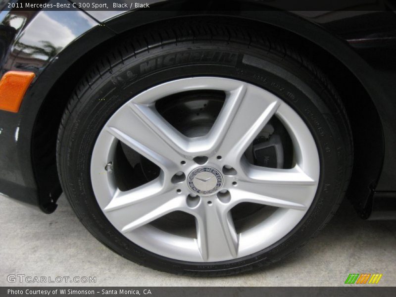 Black / Black 2011 Mercedes-Benz C 300 Sport