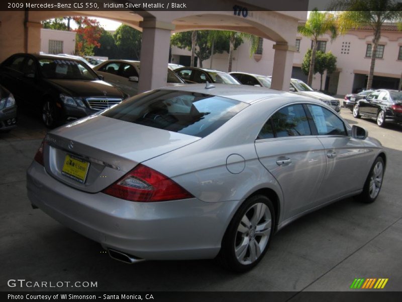 Iridium Silver Metallic / Black 2009 Mercedes-Benz CLS 550